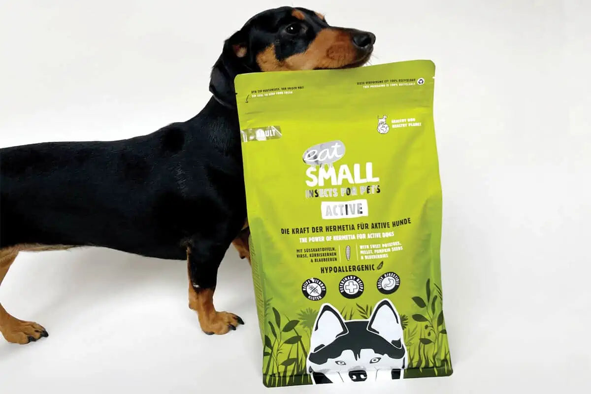 Verpackungen von Eat Small-Trockenfutter jetzt nachhaltiger